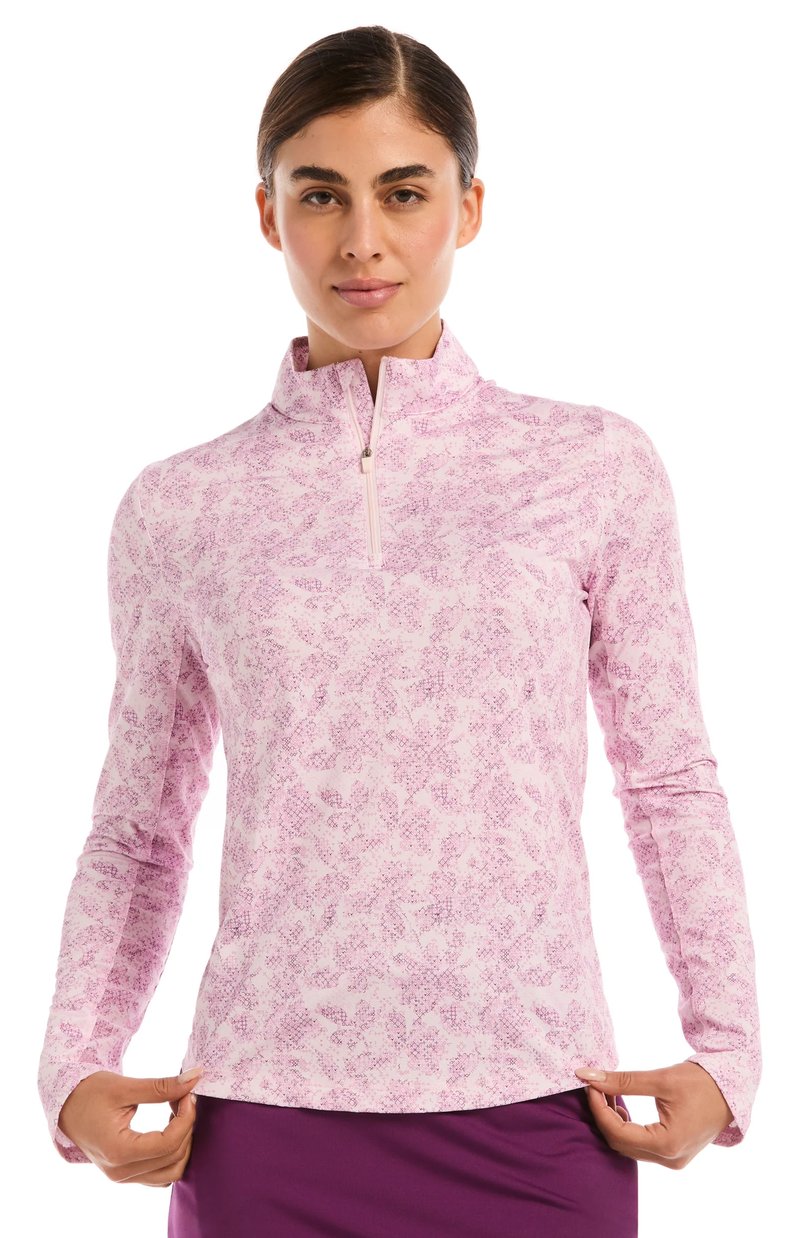 Callaway Abstract Floral dam sweatshirt, cherry blossom