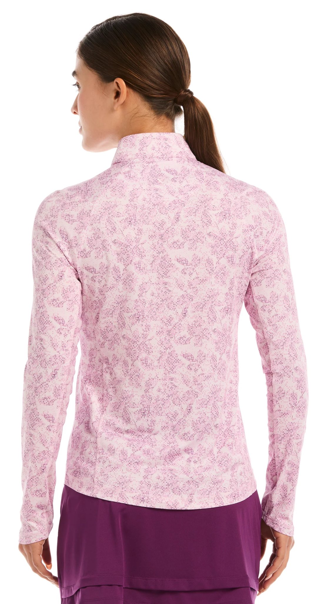 Callaway Abstract Floral dam sweatshirt, cherry blossom