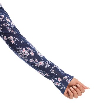 Callaway Snowy Floral dam sweatshirt, blue depths