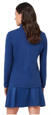 Callaway Lightweight Full Zip dam sweatshirt, blue depths
