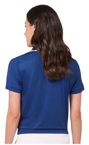 Callaway Floral Blossom dam polo, blue depths