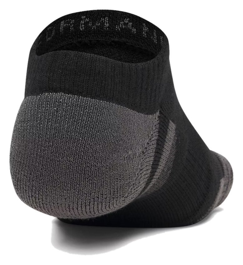 Under Armour Performance Tech No Show herr strumpor, 3pack, svart
