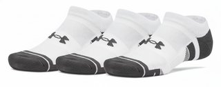 Under Armour Performance Tech No Show unisex strumpor, 3pack, vita