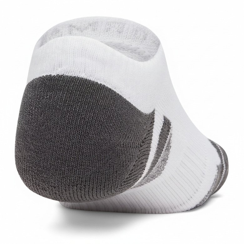 Under Armour Performance Tech No Show unisex strumpor, 3pack, vita