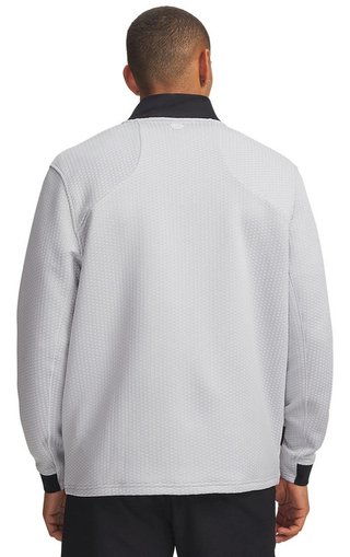 Under Armour Drive Pro Hybrid FZ herr sweatshirt, halo grå/vit