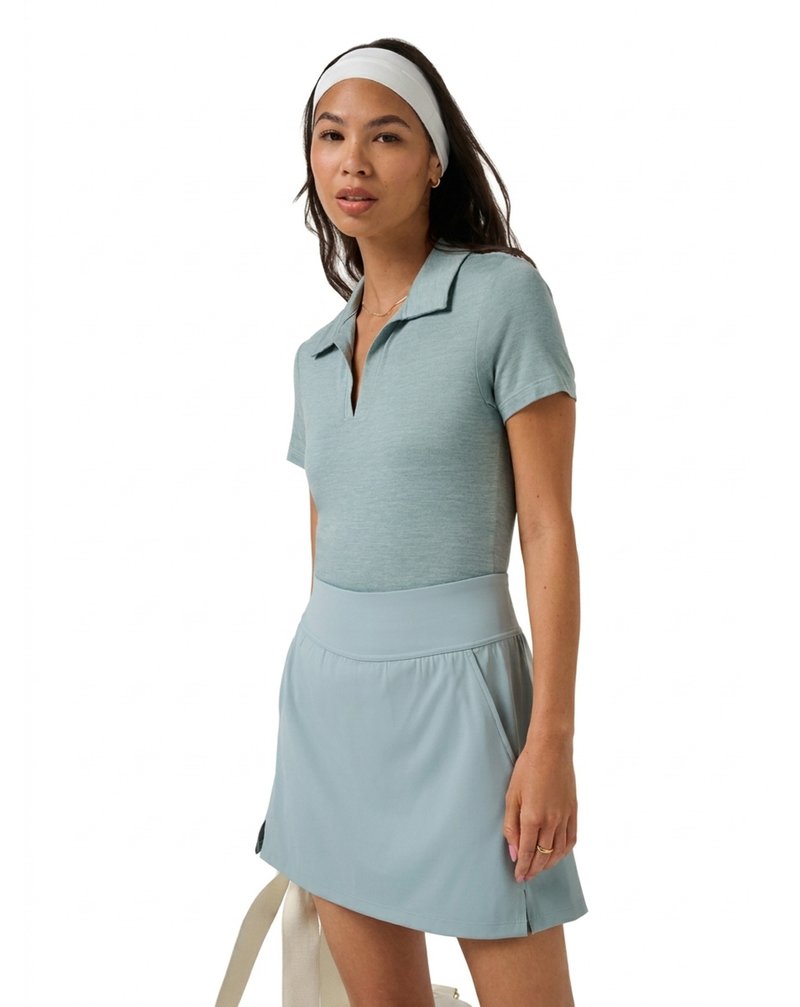 Travis Mathew Skyloft Light dam polo, heather slate