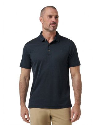 Travis Mathew The Zinna 2.0 No Logo herr polo, svart