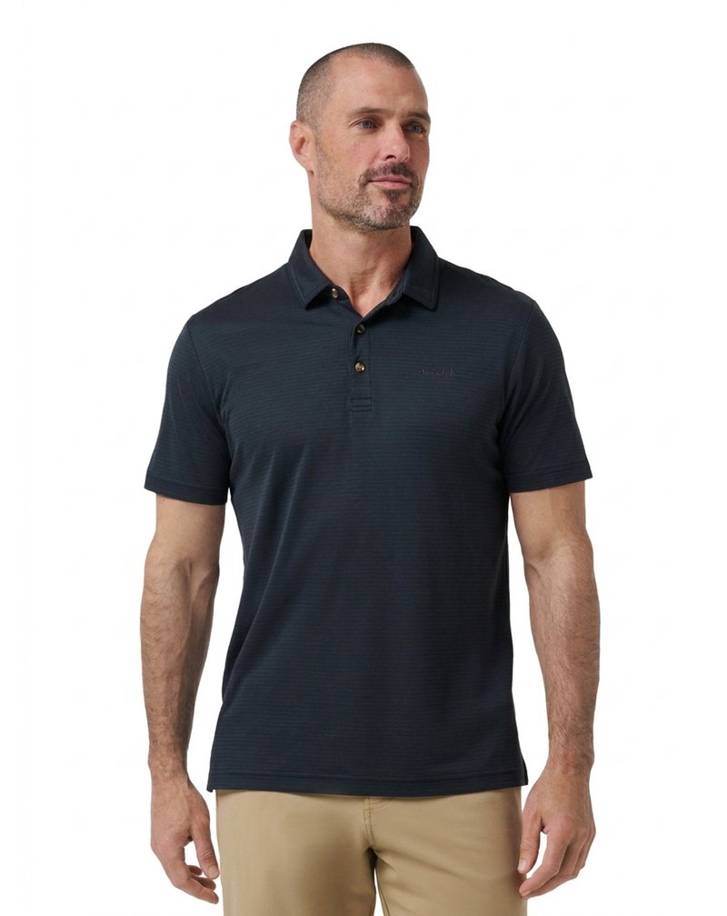 Travis Mathew The Zinna 2.0 No Logo herr polo, svart