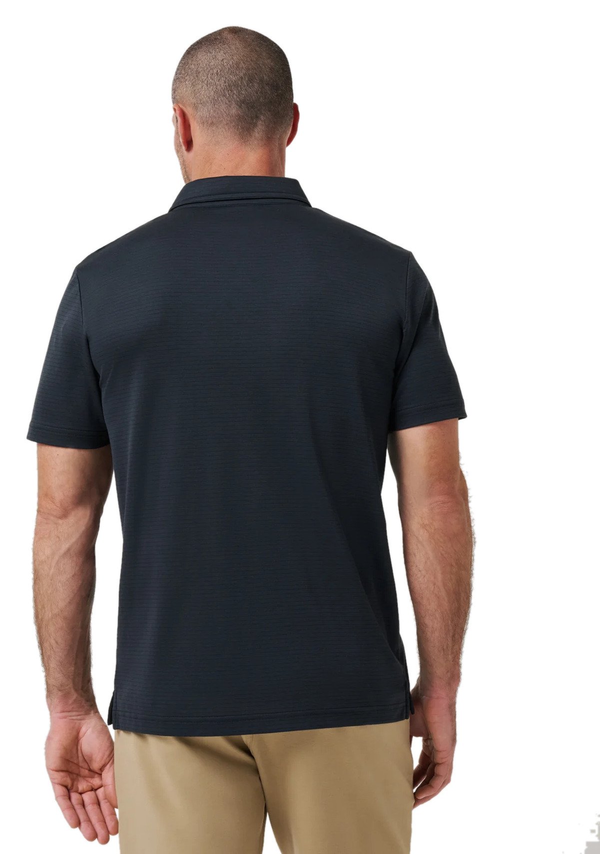 Travis Mathew The Zinna 2.0 No Logo herr polo, svart