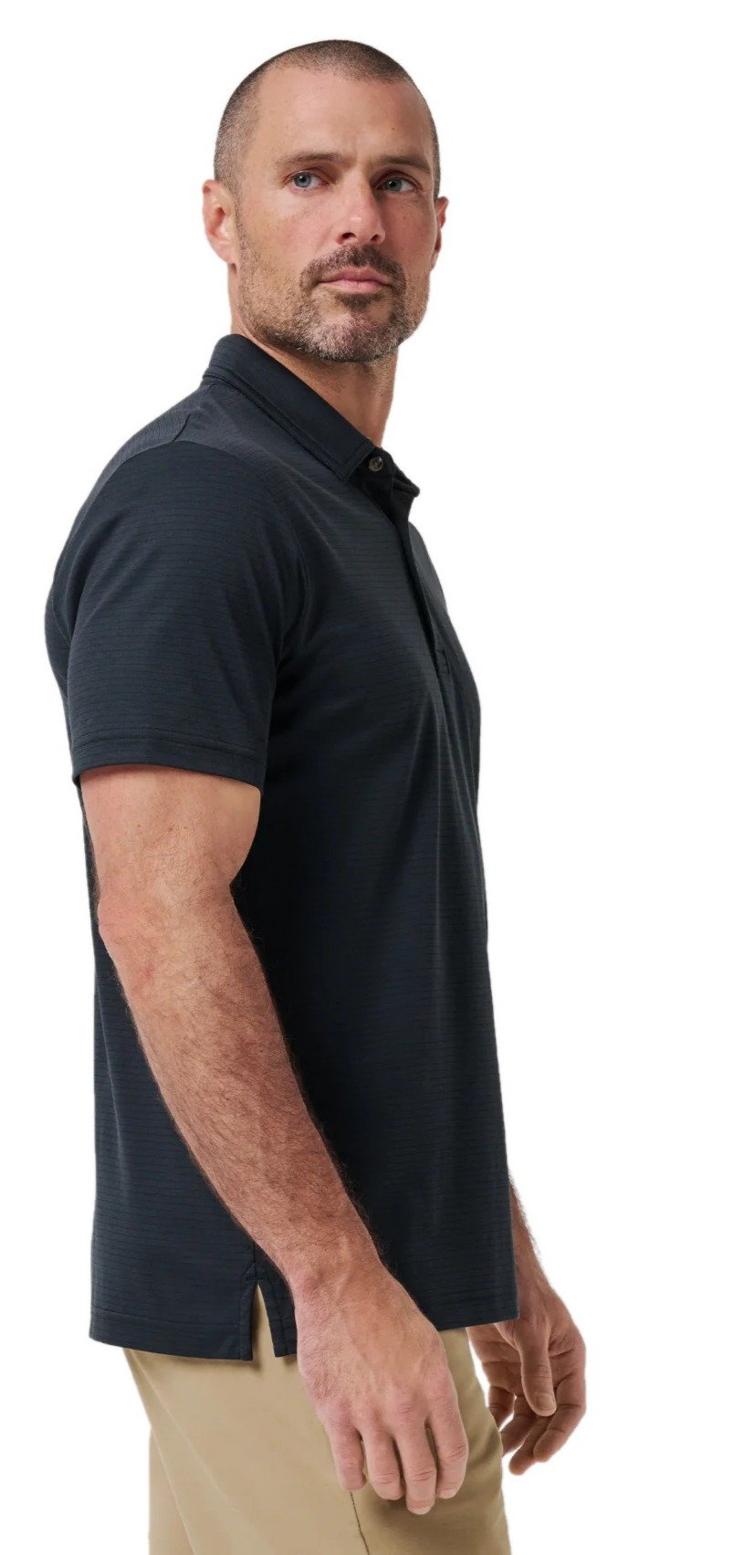 Travis Mathew The Zinna 2.0 No Logo herr polo, svart