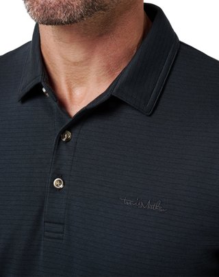 Travis Mathew The Zinna 2.0 No Logo herr polo, svart
