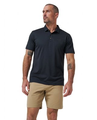 Travis Mathew The Zinna 2.0 No Logo herr polo, svart