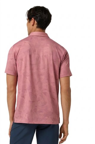 Travis Mathew Featherweight Backnine herr polo, mauveglow
