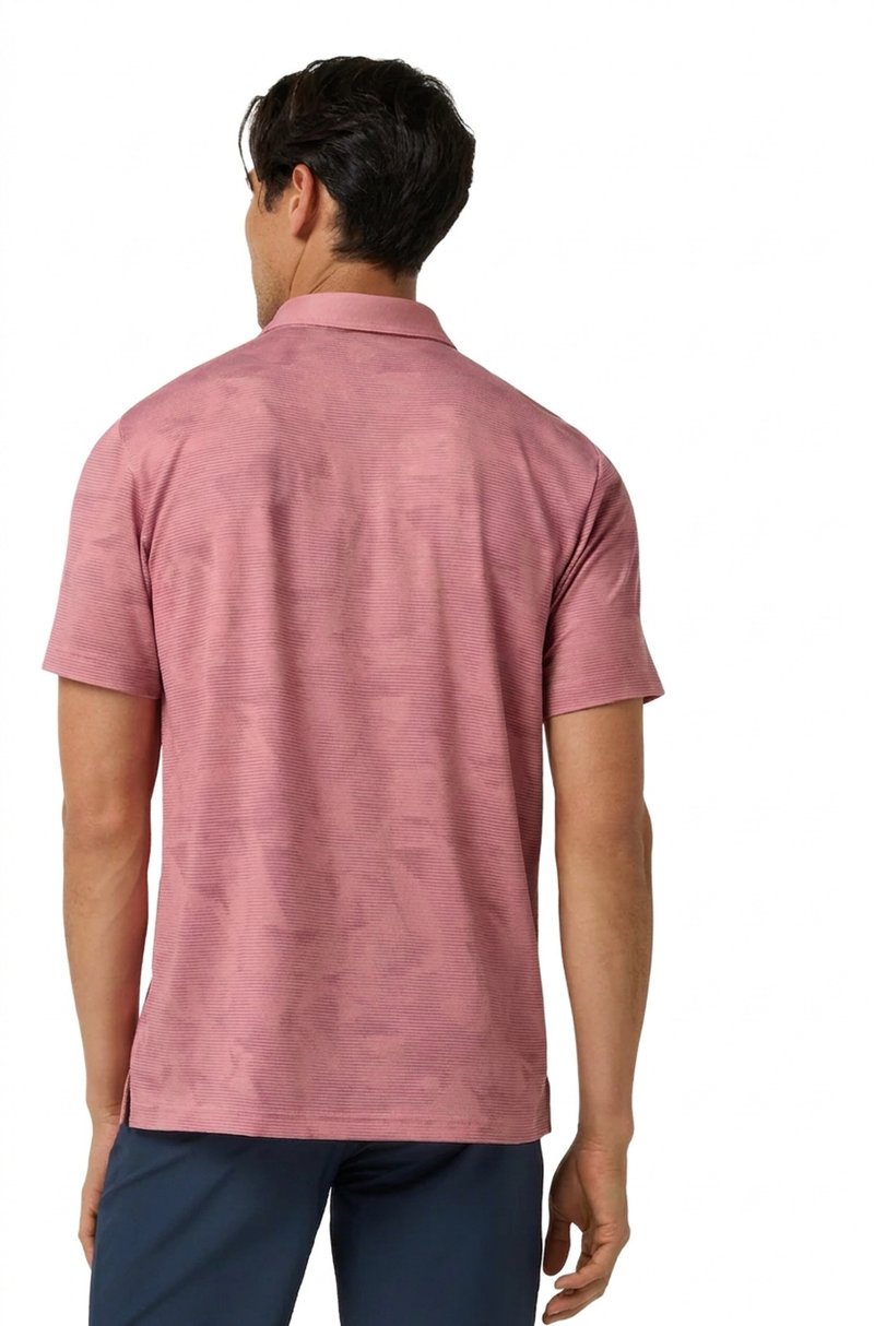 Travis Mathew Featherweight Backnine herr polo, mauveglow