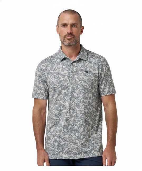 Travis Mathew Featherweight Sunbeam herr polo, italian sand