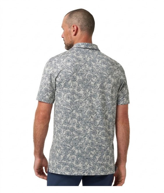 Travis Mathew Featherweight Sunbeam herr polo, italian sand