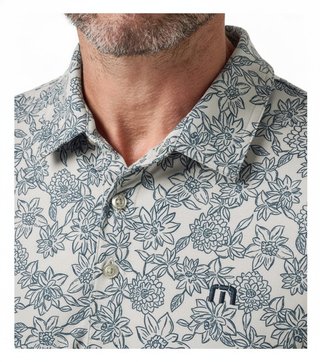 Travis Mathew Featherweight Sunbeam herr polo, italian sand
