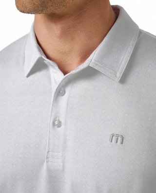 Travis Mathew Featherweight Trophy Ready herr polo, vit