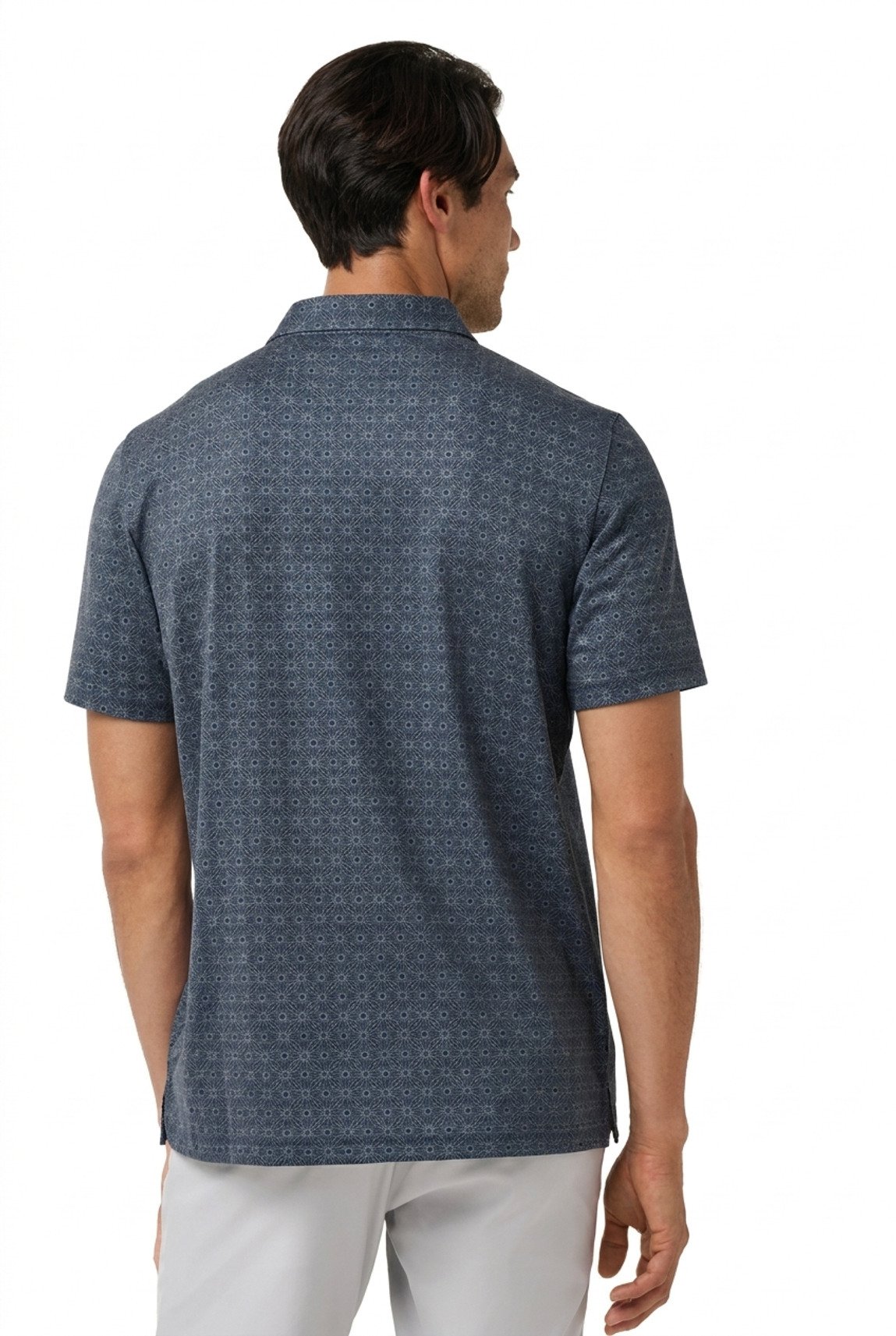 Travis Mathew Featherweight Trophy Ready herr polo, total eclipse