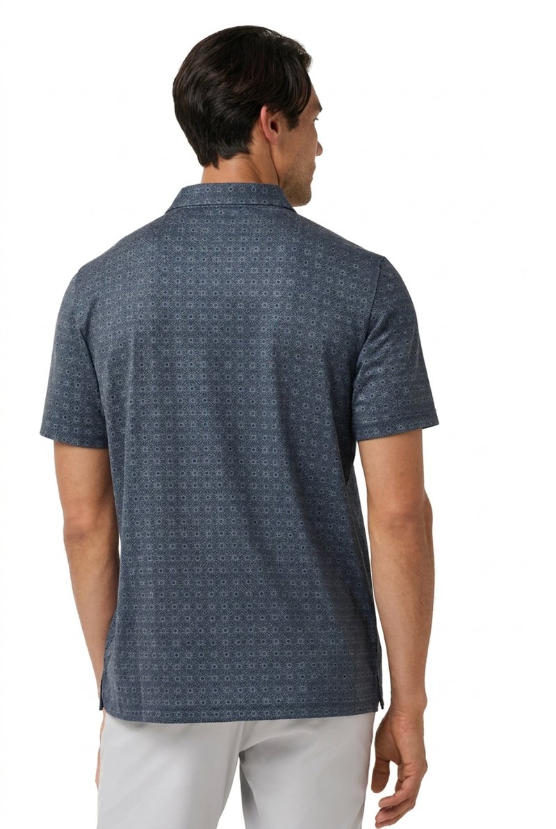 Travis Mathew Featherweight Trophy Ready herr polo, total eclipse
