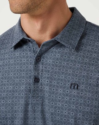 Travis Mathew Featherweight Trophy Ready herr polo, total eclipse