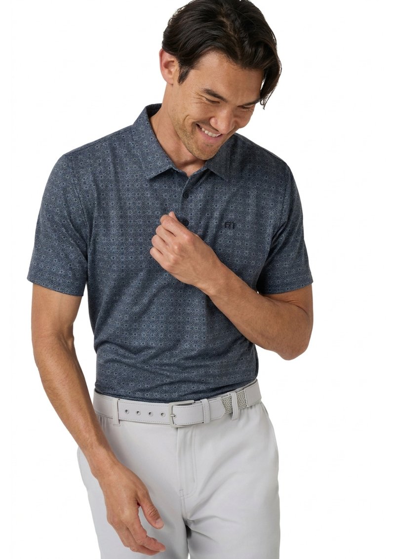 Travis Mathew Featherweight Trophy Ready herr polo, total eclipse