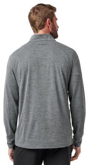 Travis Mathew Heater Pro 1/4Zip herr sweatshirt, heather grey