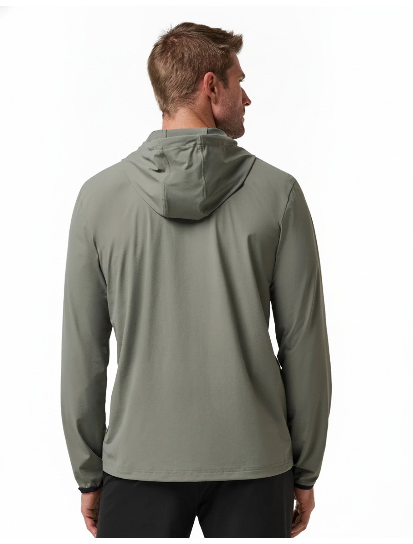 Travis Mathew Hero Hour Tech herr hoodie, dark olive