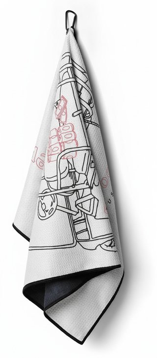 Travis Mathew Golf Cart Glide handduk