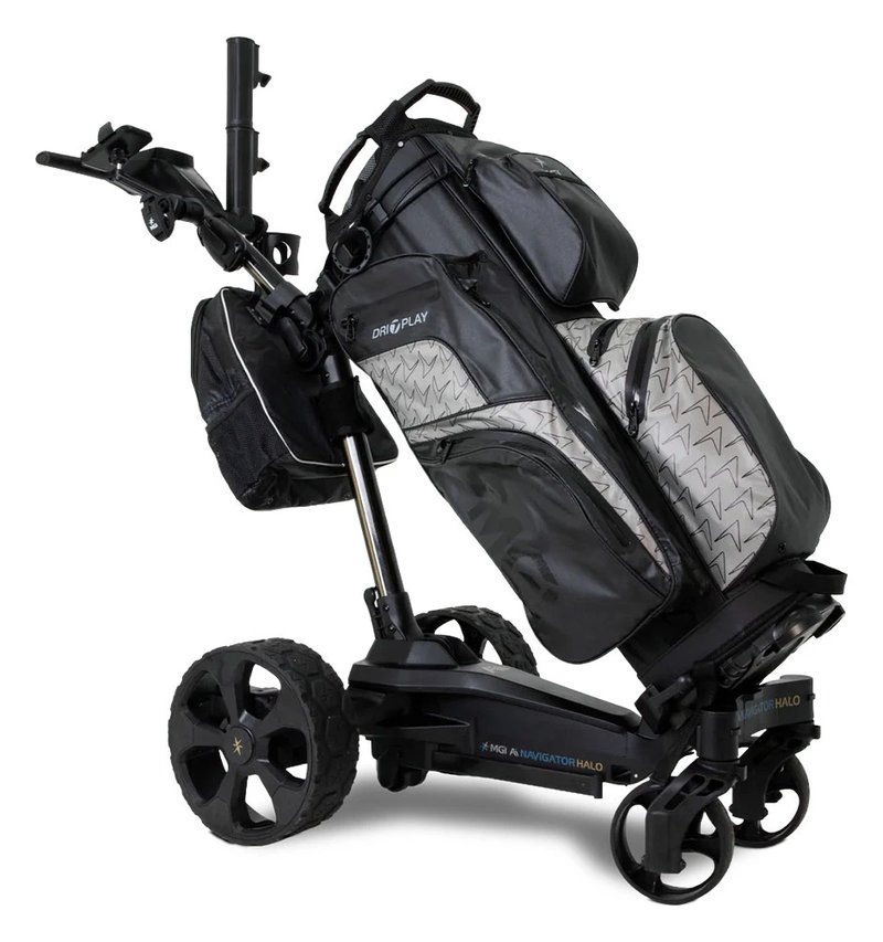 MGI Ai Halo elektrisk golftrolley 2026, svart (Lithium 24v 299Wh)