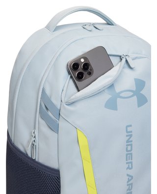 Under Armour Hustle 6.0 Backpack unisex, blå dimma/grå
