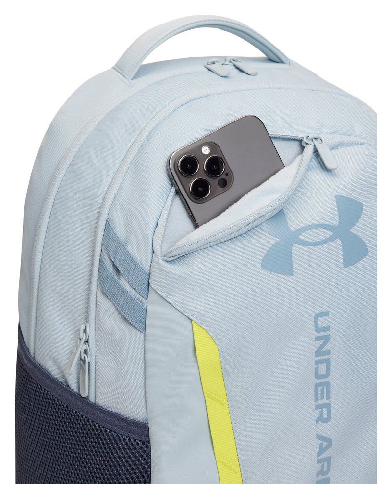 Under Armour Hustle 6.0 Backpack unisex, blå dimma/grå