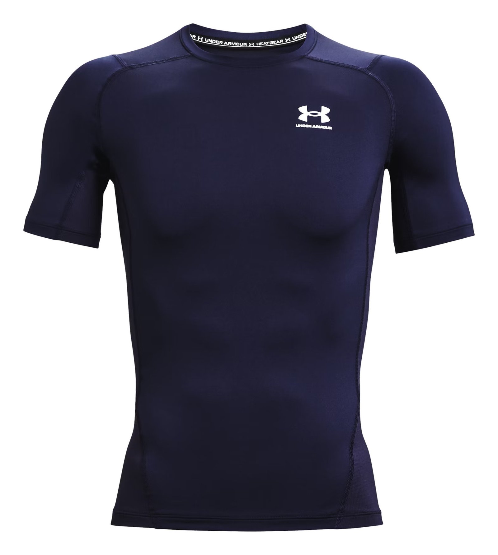 Under Armour HeatGear herr kompressionströja, midnight navy/vit