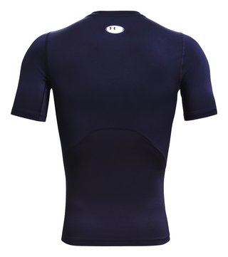 Under Armour HeatGear herr kompressionströja, midnight navy/vit