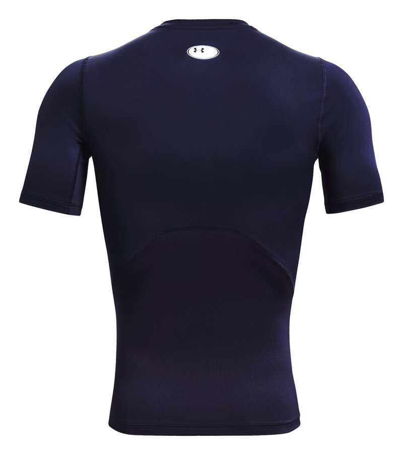 Under Armour HeatGear herr kompressionströja, midnight navy/vit