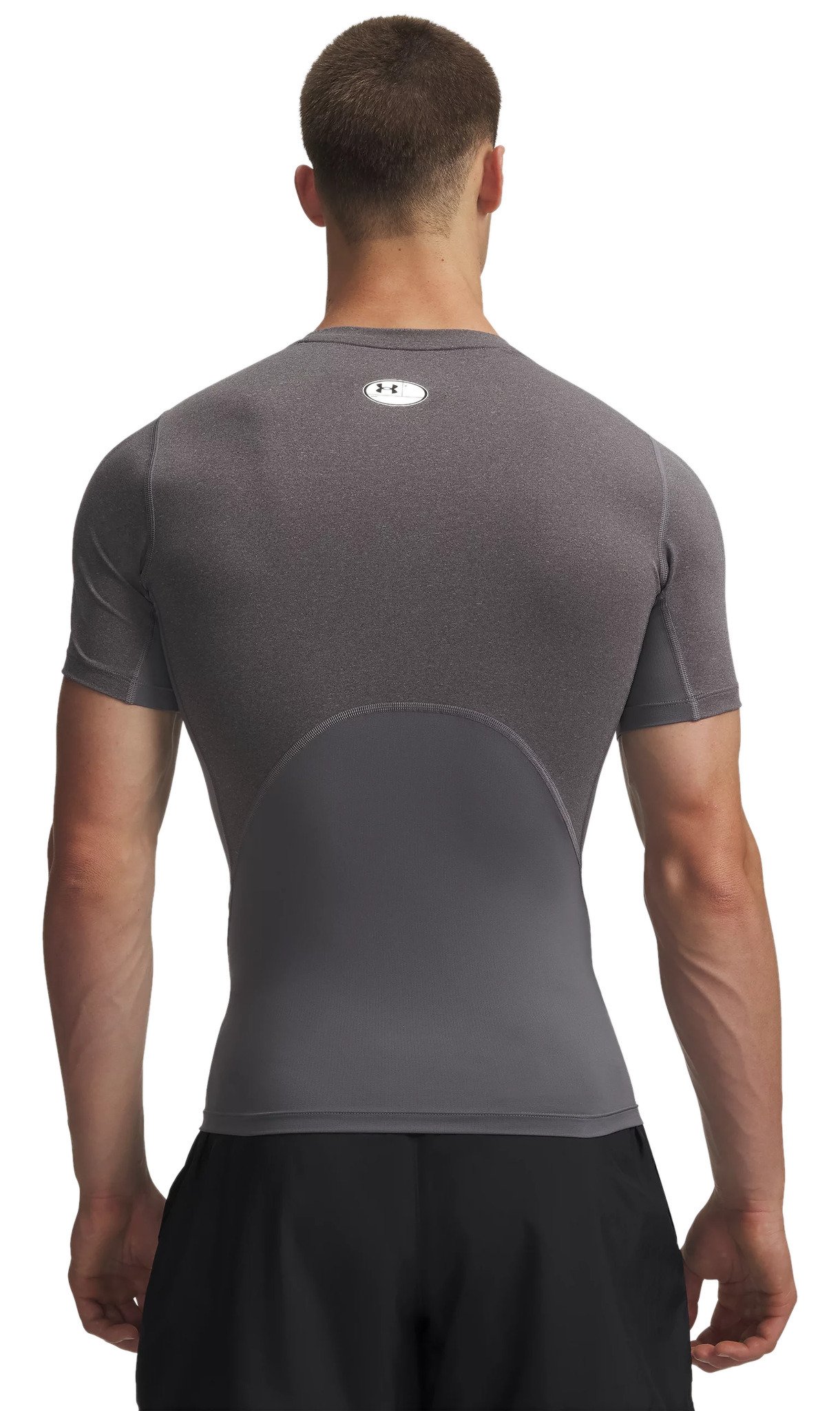 Under Armour HeatGear herr kompressionströja, carbon heather