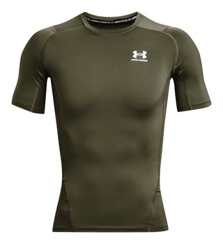 Under Armour HeatGear herr kompressionströja, marine OD green/vit