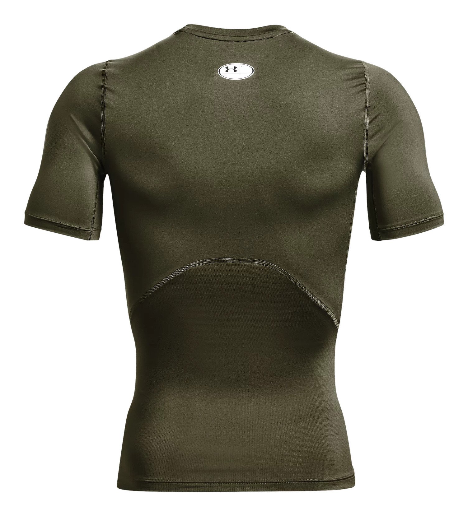 Under Armour HeatGear herr kompressionströja, marine OD green/vit