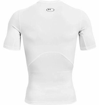Under Armour HeatGear herr kompressionströja, vit