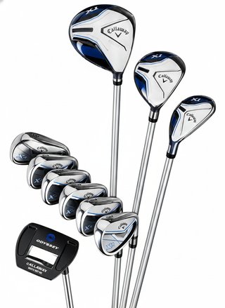 Callaway XT 26 11PC junior golfset, stål/grafit, blå/vit
