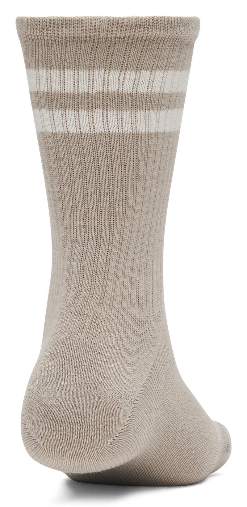 Under Armour Essential Crew unisex strumpor (6 pack), timberwolf taupe/vit/stone