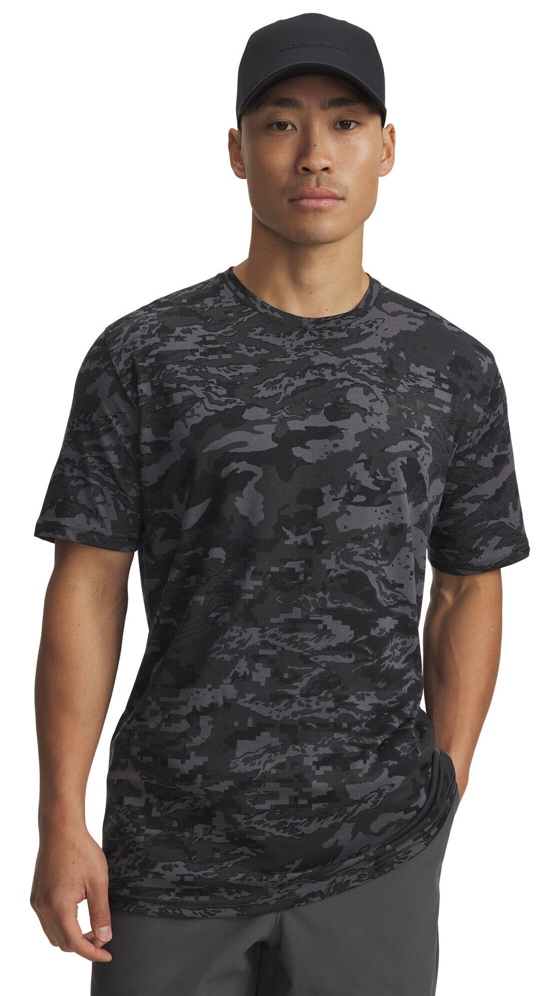Under Armour ABC Camo SS herr t-shirt, castlerock
