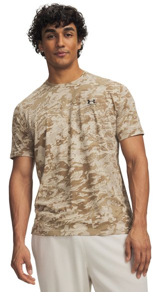 Under Armour ABC Camo SS herr t-shirt, city khaki/svart