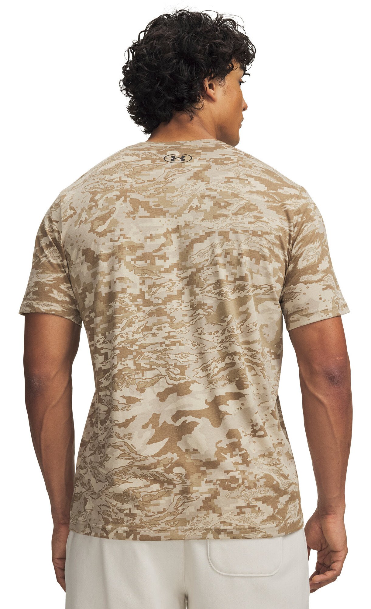 Under Armour ABC Camo SS herr t-shirt, city khaki/svart