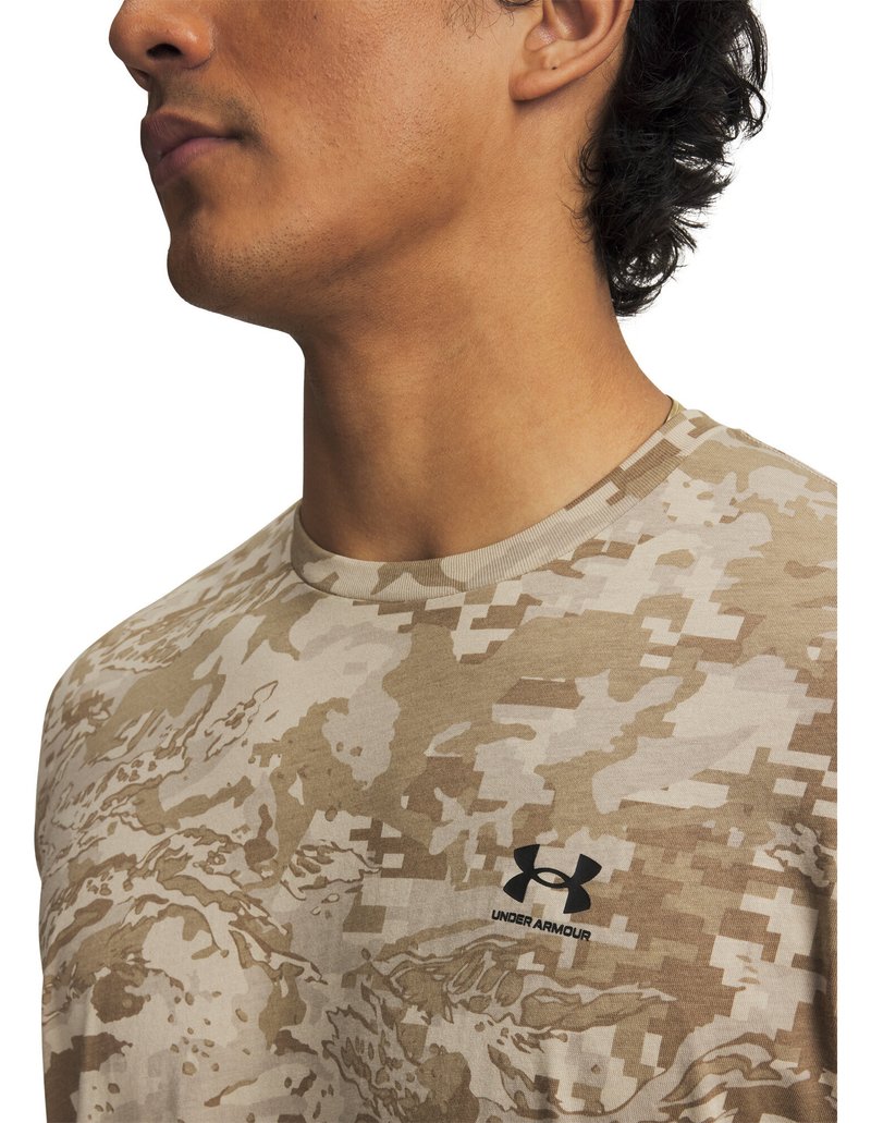 Under Armour ABC Camo SS herr t-shirt, city khaki/svart