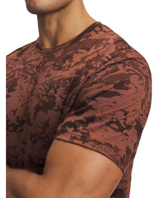 Under Armour ABC Camo SS herr t-shirt, vintage mocha