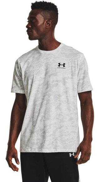 Under Armour ABC Camo SS herr t-shirt, vit/svart