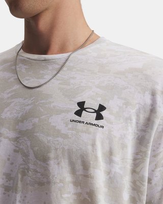 Under Armour ABC Camo SS herr t-shirt, vit/svart