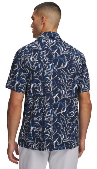 Under Armour Playoff 3.0 Printed herr polo, midnight blue