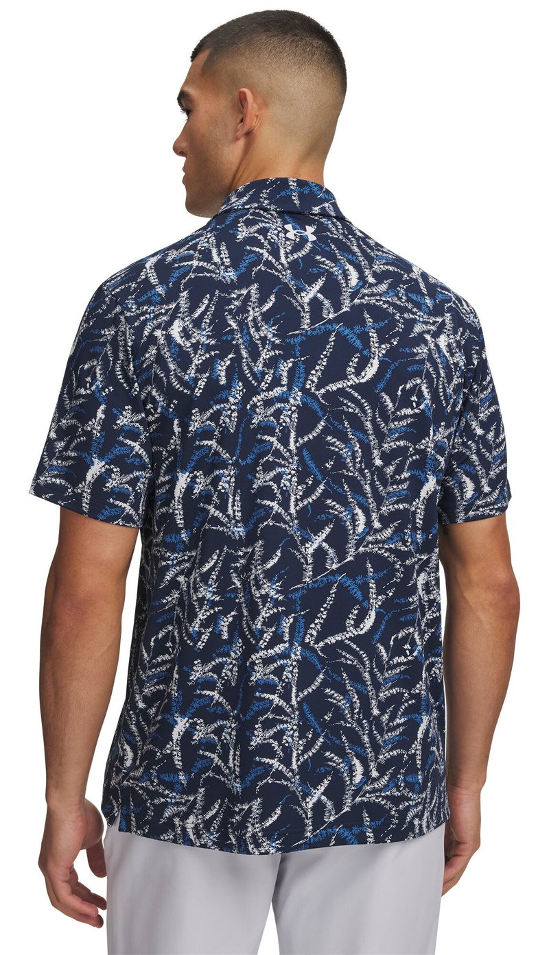 Under Armour Playoff 3.0 Printed herr polo, midnight blue